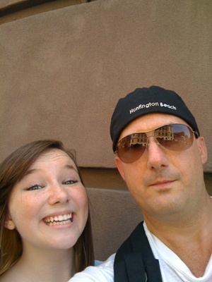 Al Perhacs with Daughter Camille Self Pic of Me and Camille (I look sligthly weird!)