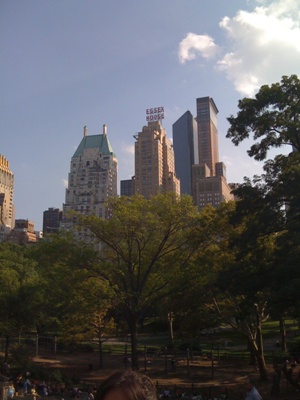 Central Park This is a View from The Rock At Central Park