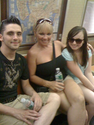 Alex,MJ & Camille Alex, Mary Jane and Camille Riding the Subway...